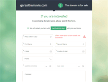 Tablet Screenshot of garasithemovie.com